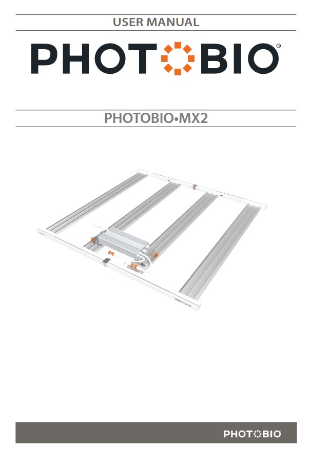 PHOTOBIO MX2 - Instructions